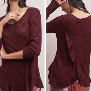 Anthropologie Wendy Waffle Knit size XS
